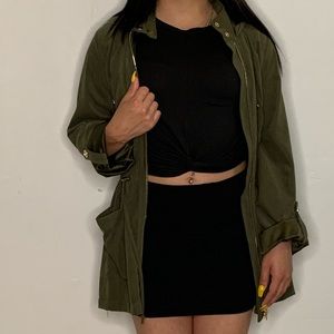Olive light jacket
